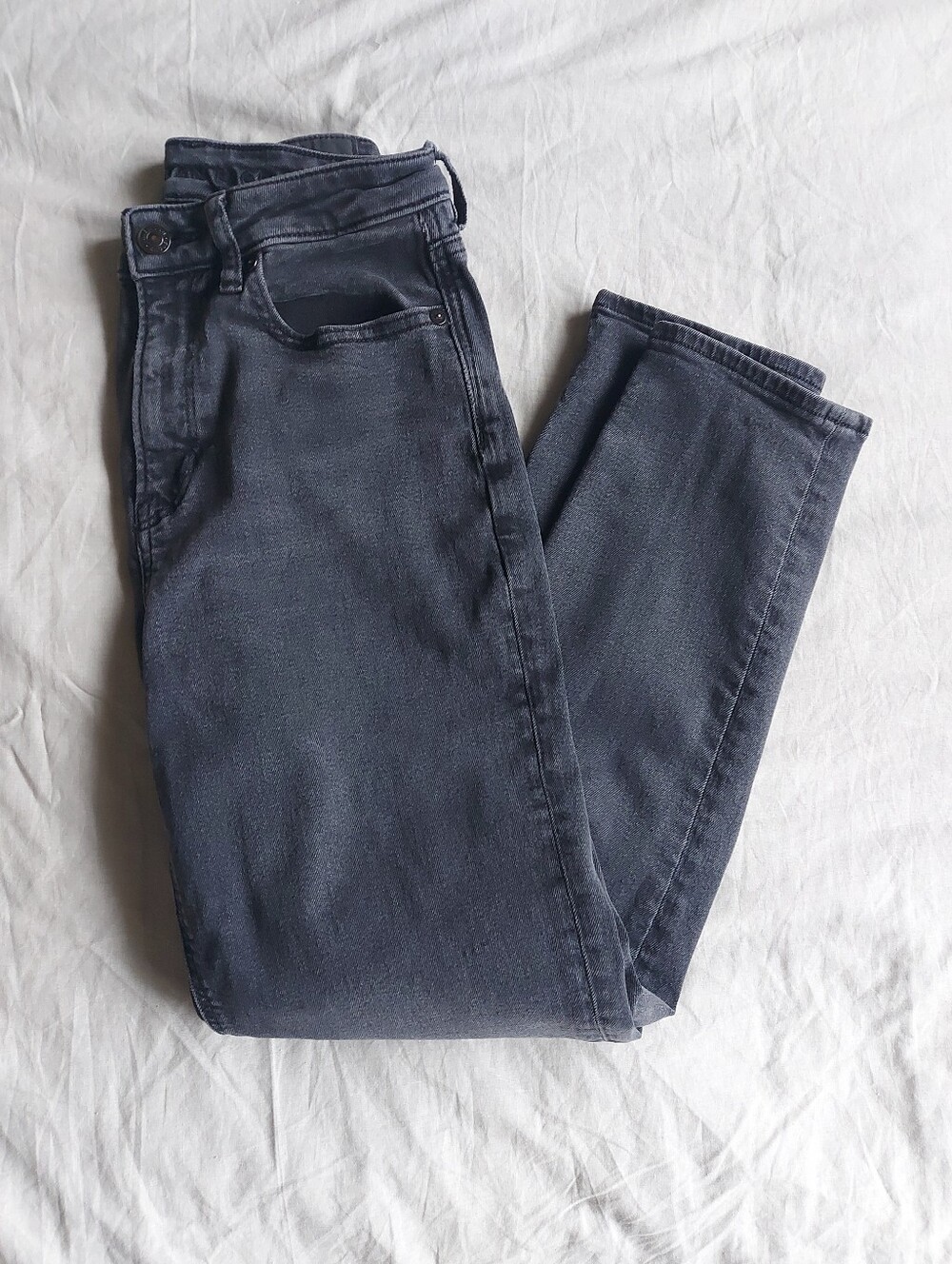 American Eagle Slim Straight Jeans - Dark Gray